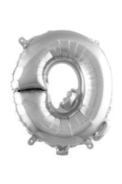 Pazariz 16 Inç 35 Cm Gümüş Folyo Harf Balon O ürün görseli 1
