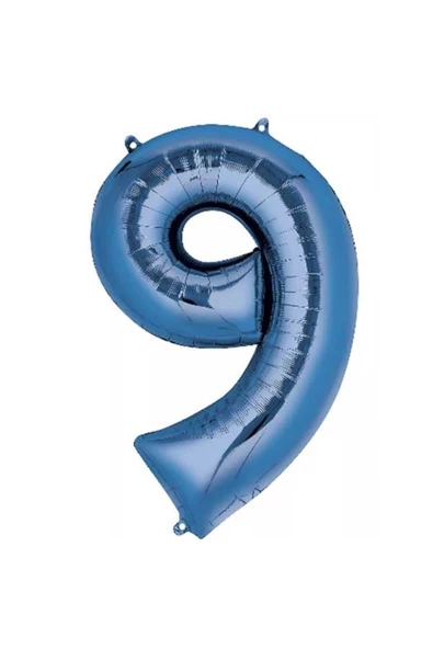 Pazariz 9 Rakam Lacivert Folyo Balon 76 Cm ürün görseli 1