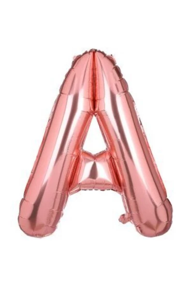 Pazariz 34 Inç 80 Cm Rose Gold Folyo Rakam Balon A ürün görseli 1