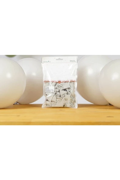 Pazariz 12 Inç Standart Boy Retro Balon 10 Adet Duman ürün görseli 1