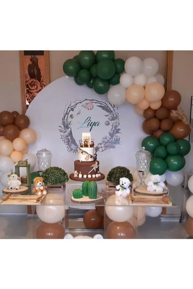 Pazariz 100 Adet Pastel Balon Konsept Zincir ürün görseli 1