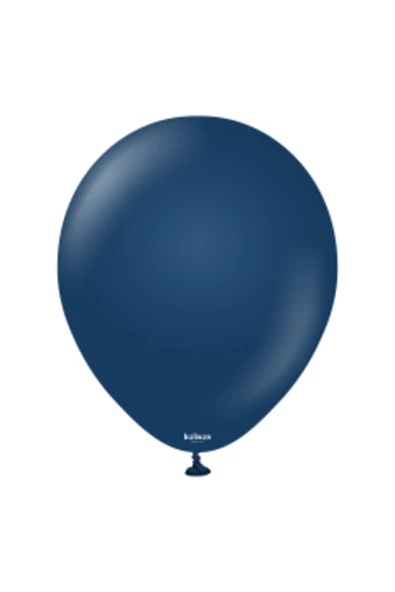 Pazariz 12 Inç Standart Boy Pastel Balon Gece Mavisi 100 Adet ürün görseli 1