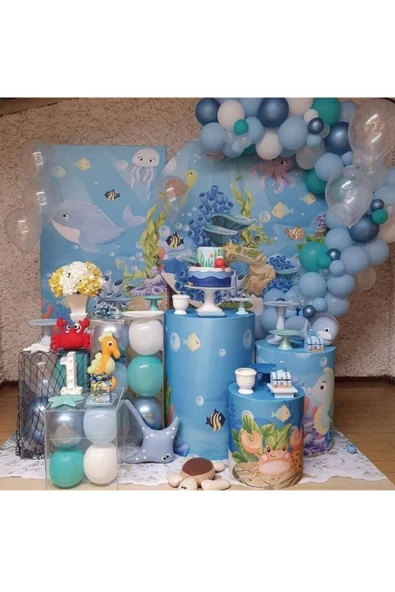 Pazariz Deniz Altı Konsept Balon Zincir ürün görseli 1
