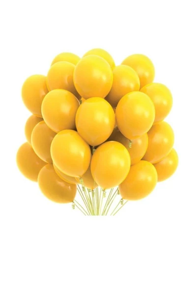 Pazariz Sarı Pastel Balon 20 Li ürün görseli 1
