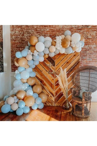 Pazariz Pastel Balon Konsept Zincir Balon Zincir ürün görseli 1
