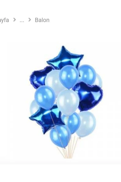 Pazariz Metalik Balon Folyo Balon Set Happy Birthday Balon Yazısı ürün görseli 1