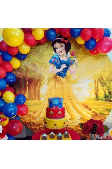 Pazariz Pamuk Prenses Temalı Balon Ve Balon Zincir ürün görseli 1