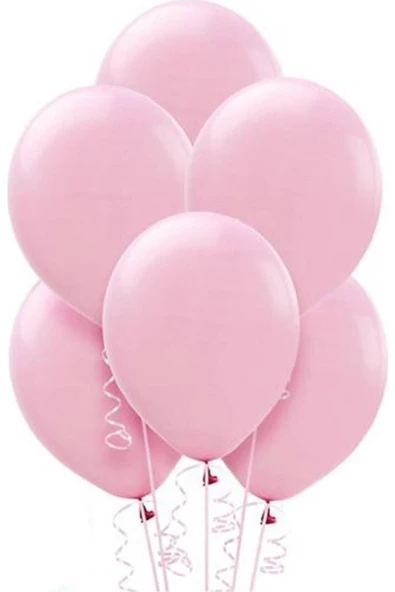 Pazariz Party Shop Metalik Pembe Balon 20´li Paket ürün görseli 1