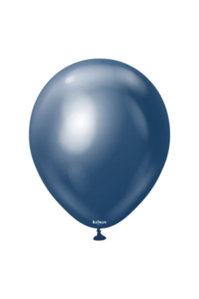 Pazariz 12'' Mirror Balon Gece Mavisi 50’li ürün görseli 1