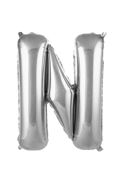 Pazariz 40 Inç 100 Cm Gümüş Folyo Harf Balon N ürün görseli 1