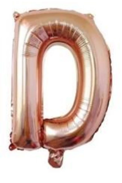 Pazariz 40 Inç 100 Cm Rose Gold Folyo Harf Balon D ürün görseli 1