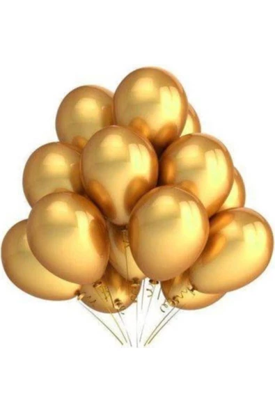 Pazariz 10 Adet Metalik Sedefli Balon ürün görseli 1