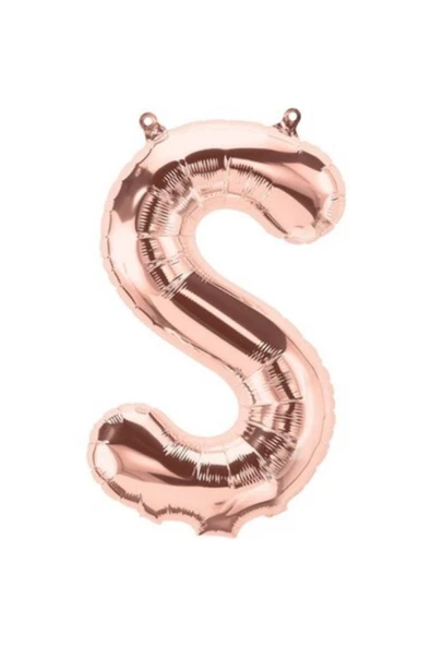 Pazariz 40 Inç 100 Cm Rose Gold Folyo Harf Balon S ürün görseli 1