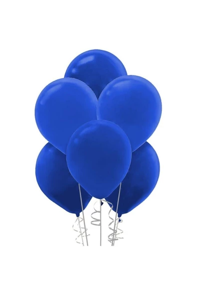 Pazariz 12 Inç Standart Boy Pastel Balon Lacivert 100 Adet ürün görseli 1