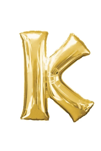 Pazariz 40 Inç 100 Cm Altın Folyo Harf Balon K ürün görseli 1