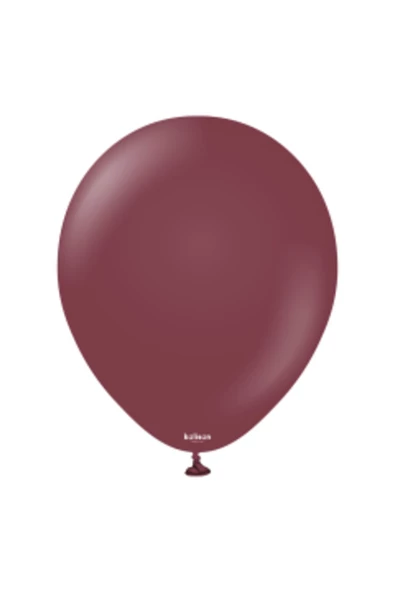 Pazariz 12'' Standart Balon Bordo 100’lü ürün görseli 1