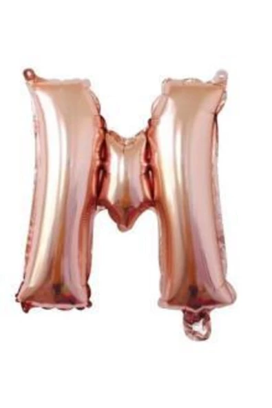 Pazariz 40 Inç 100 Cm Rose Gold Folyo Harf Balon M ürün görseli 1