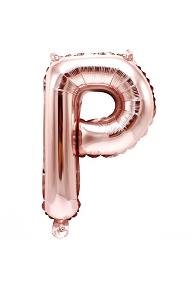 Pazariz 40 Inç 100 Cm Rose Gold Folyo Harf Balon R ürün görseli 1