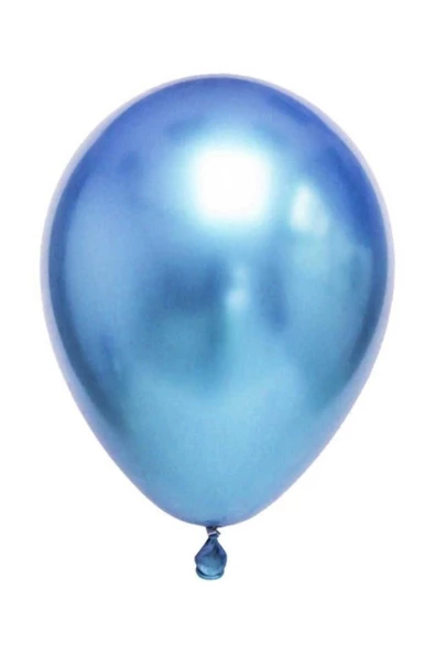 Pazariz Parti Krom Balon Mavi 100 Adet Balon ürün görseli 1