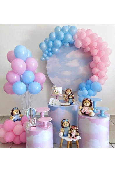 Pazariz Cinsiyet Belirleme Parti Balon Balon Zincir ürün görseli 1