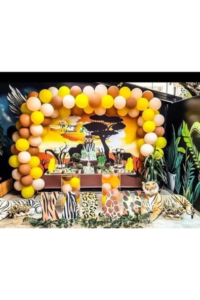 Pazariz Pastel Balon Konsept Balon Zinciri ürün görseli 1