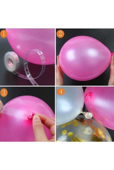 Pazariz Spiderman Zincir Balon Seti - Resim 3