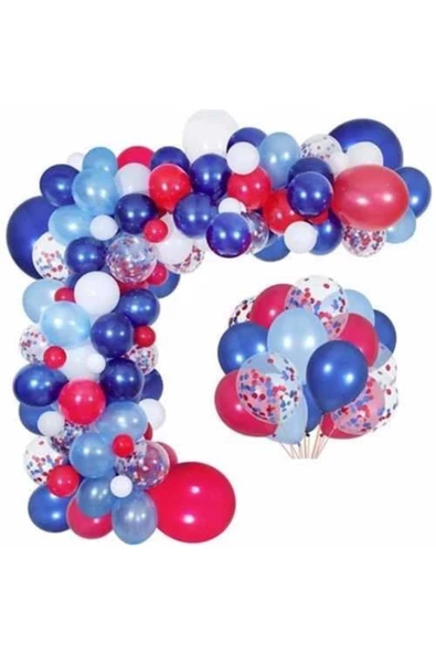 Pazariz Spiderman Zincir Balon Seti ürün görseli 1