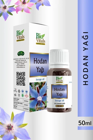 Pazariz Bio Vital Hodan Yağı 50ml - Aromatik Bitkisel Yağ ürün görseli 1