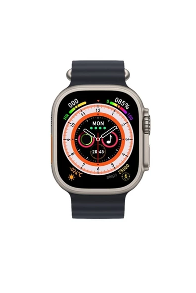 Pazariz Watch 8 Ultra 49mm Amax Ultra Akıllı Saat NFC - GPS - Kablosuz Şarj Son En Üst Versiyon ürün görseli 1