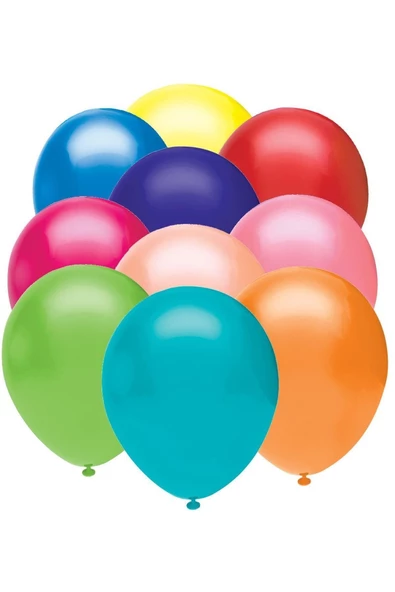 Pazariz Karışık Baskısız Pastel Balon T121183  100lü /12inç/ Bmb1000t121183 ürün görseli 1