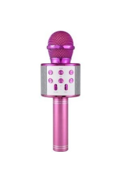 Pazariz Karaoke Bluetooth Mikrofon Wster Ws-858 Usb Ses Değiştir ürün görseli 1