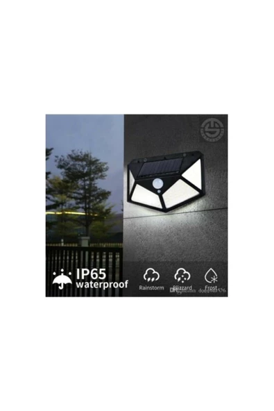 Pazariz Solar Bahçe Aydınlatma Lambası 100 Led ürün görseli 1