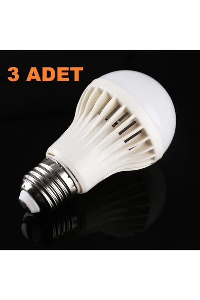 Pazariz 9w Enerji Tasarruflu Led Ampul ( 3 Adet ) ürün görseli 1