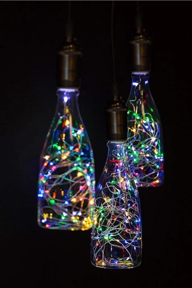 Pazariz Peri Led Rgb Pilli 3 Fonksiyonlu 3 Metre Pil Hediyeli ürün görseli 1