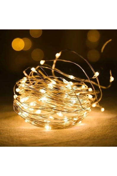 Pazariz Peri Led Işık 28 Ledli 3 Metre Sarı Led Şerit Aydınlatma Spot Led ürün görseli 1