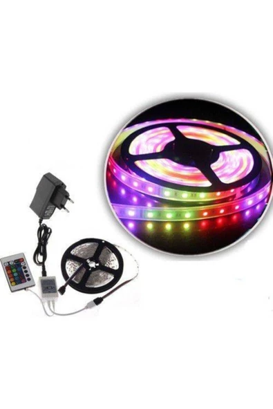 Pazariz Rgb Şerit Led Set 5metre ürün görseli 1