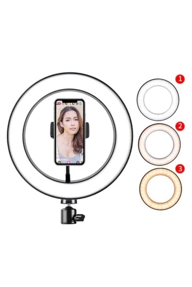 Pazariz Ring Light Makyaj Selfie Led Işığı 10 Inç ürün görseli 1