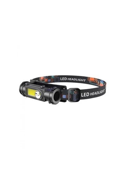 Pazariz Ps-211 Şarjlı Mıknatıslı Lityum Lion Pilli Cob Led Kafa Lambası Çalışma Lambası ürün görseli 1