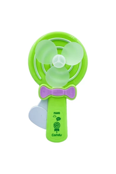 Pazariz El Fanı Vantilatör Candy Manuel Basmalı Taşınabilir Mini Fan Soğutucu ürün görseli 1