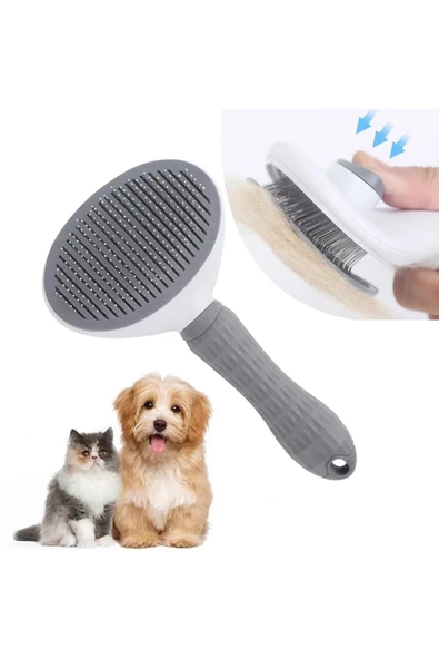 Pazariz Kedi Köpek Tarağı Basmalı Tüy Toplayıcı ürün görseli 1