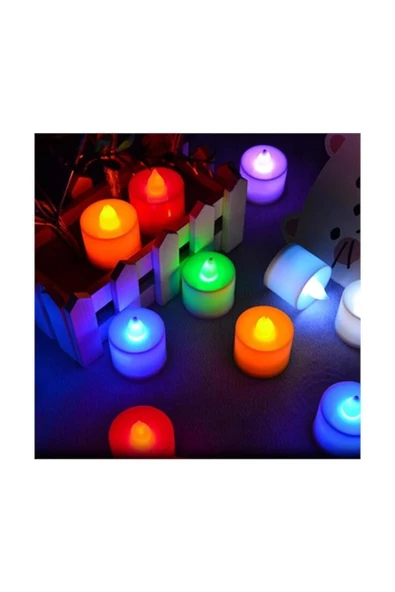 Pazariz Pembe Mini Led Mum ürün görseli 1