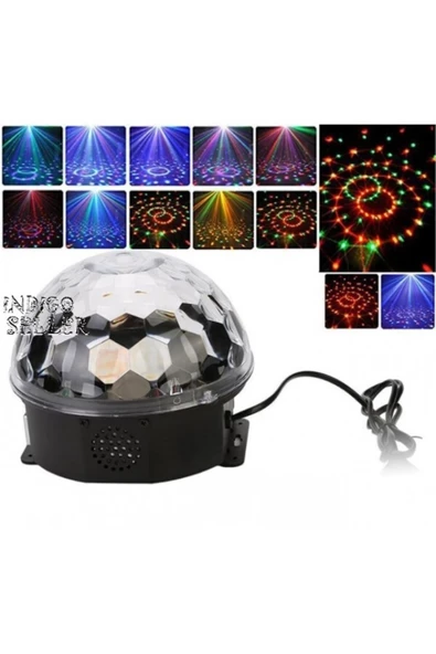 Pazariz Kumandalı Led Rgb Disko Topu ürün görseli 1