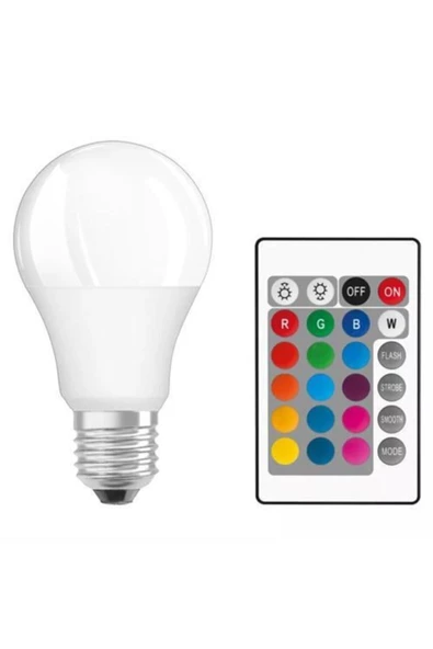 Pazariz 9w Renk Değiştiren Rgb Kumandalı Led Ampul ürün görseli 1