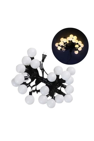 Pazariz Ld-0013g Animasyonlu 4.5 Metre Eklenebilir Günışığı Top Yılbaşı Led Işık ürün görseli 1