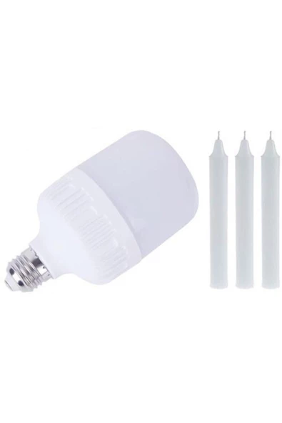 Pazariz 20w 1800 Lümen Led Ampul Mum Seti 715287 ürün görseli 1