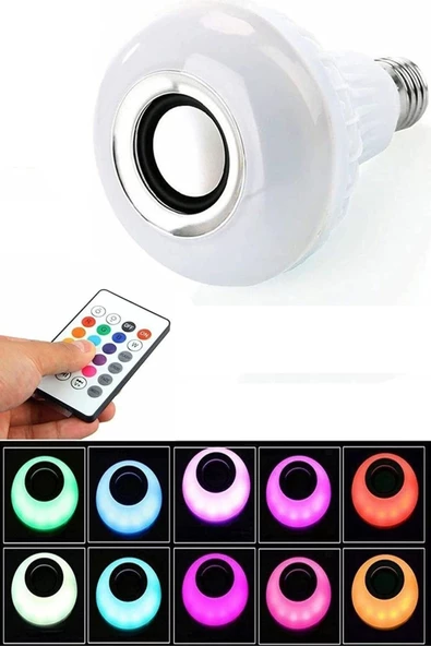 Pazariz Bluetooth Hoparlör Akıllı Led Ampul Lamba 1250 ürün görseli 1