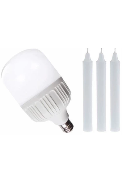 Pazariz 50w E27 Led Ampul Mum Seti 715288 ürün görseli 1