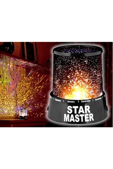 Pazariz Star Master Projeksiyon Gece Lambası (Kablolu) - Resim 2