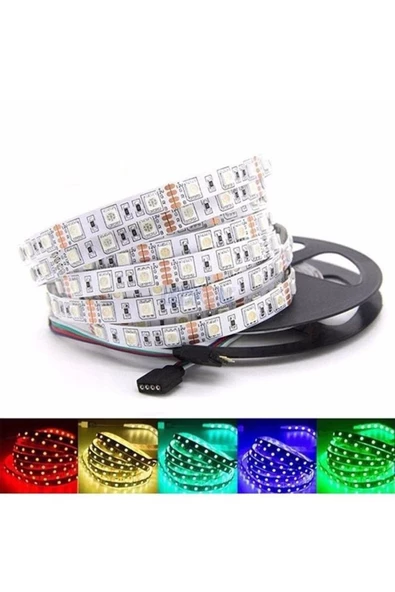 Pazariz 3 Çipli Rgb Iç Mekan Şerit Led 5 Metre ürün görseli 1