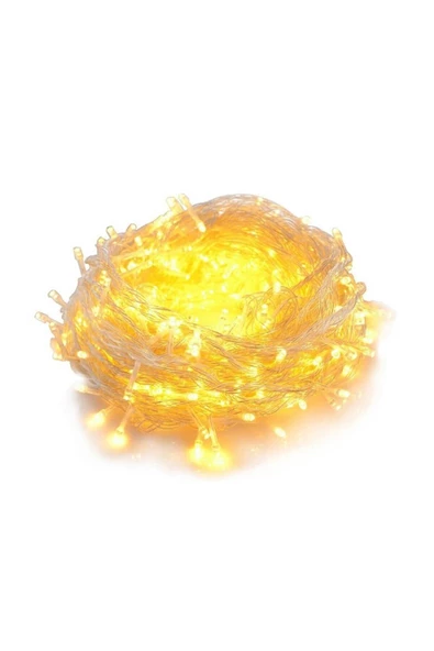 Pazariz 10 m Günışığı 100 Led Fişli Noel Parti Yılbaşı Ağaç Dekoratif Aydınlatma Lambası Animasyonlu Süsleme ürün görseli 1